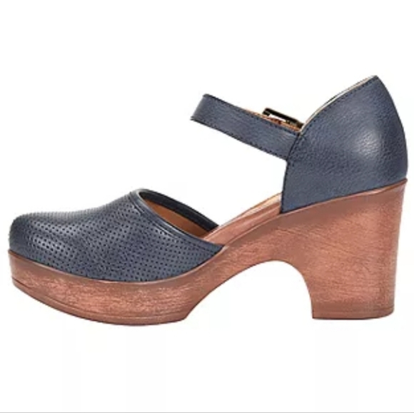 B.O.C. Gia Round Toe Mary Jane Shoes Blue 9 - Picture 6 of 10